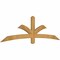 Ekena Millwork Davenport Rough Sawn Timber Gable Bracket, Western Red Cedar, 84"W x 24"H x 2"D x 4"F, 7/12 Pitch GBW084X24X0204DAV00RWR - alternate 5